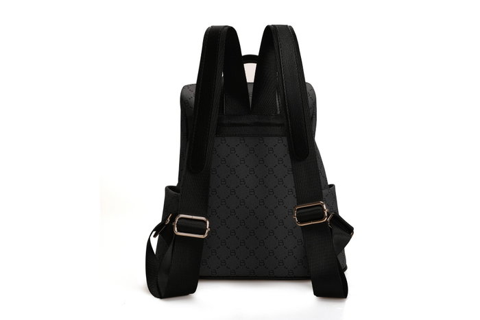 Lucky Bees 359 v2 Mochila Gris y Negro